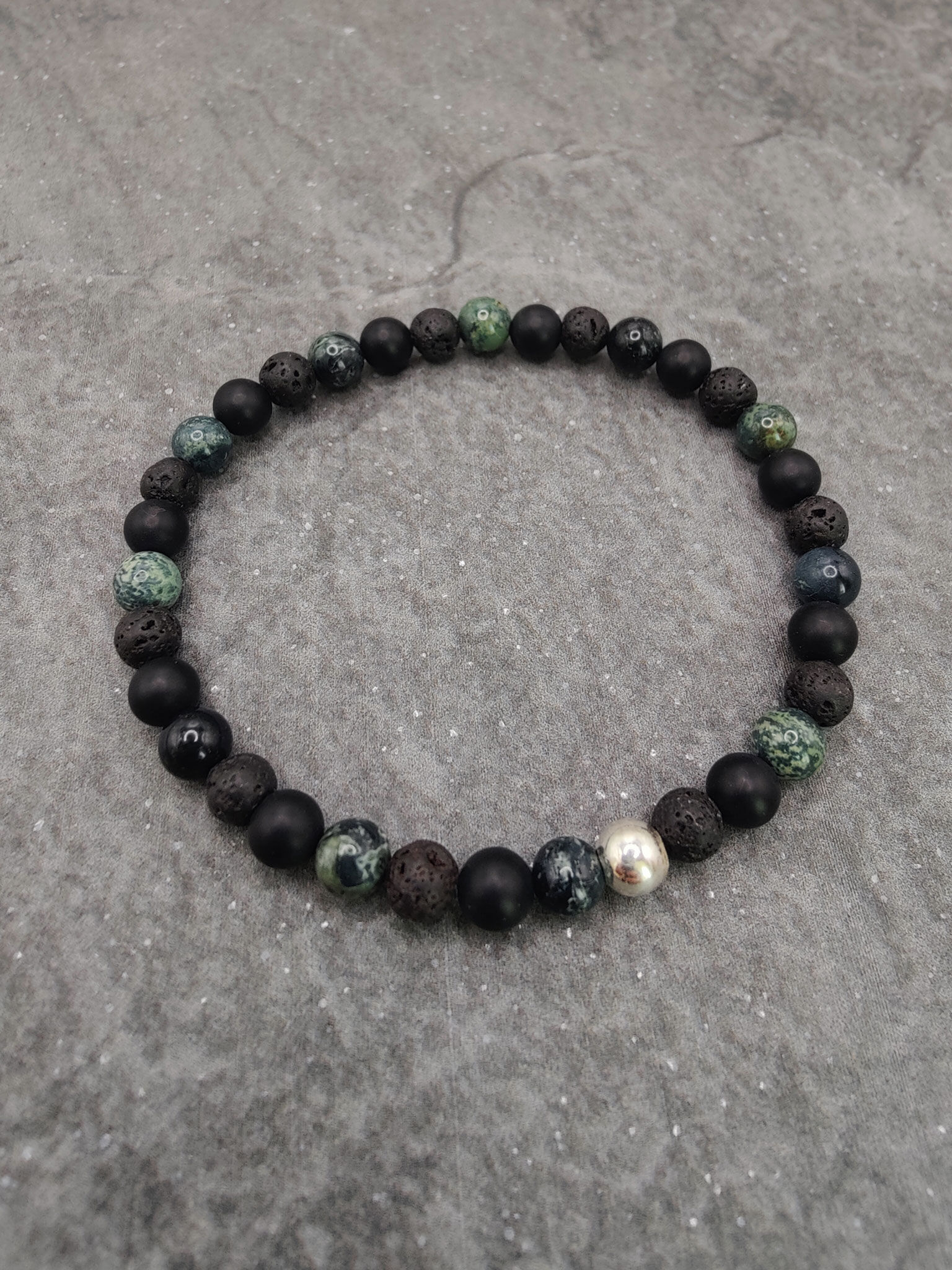 Keno | Kambaba Jaspis Kombi Armband