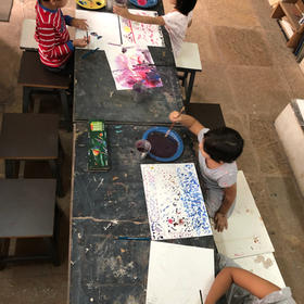 Watercolour dots today!
