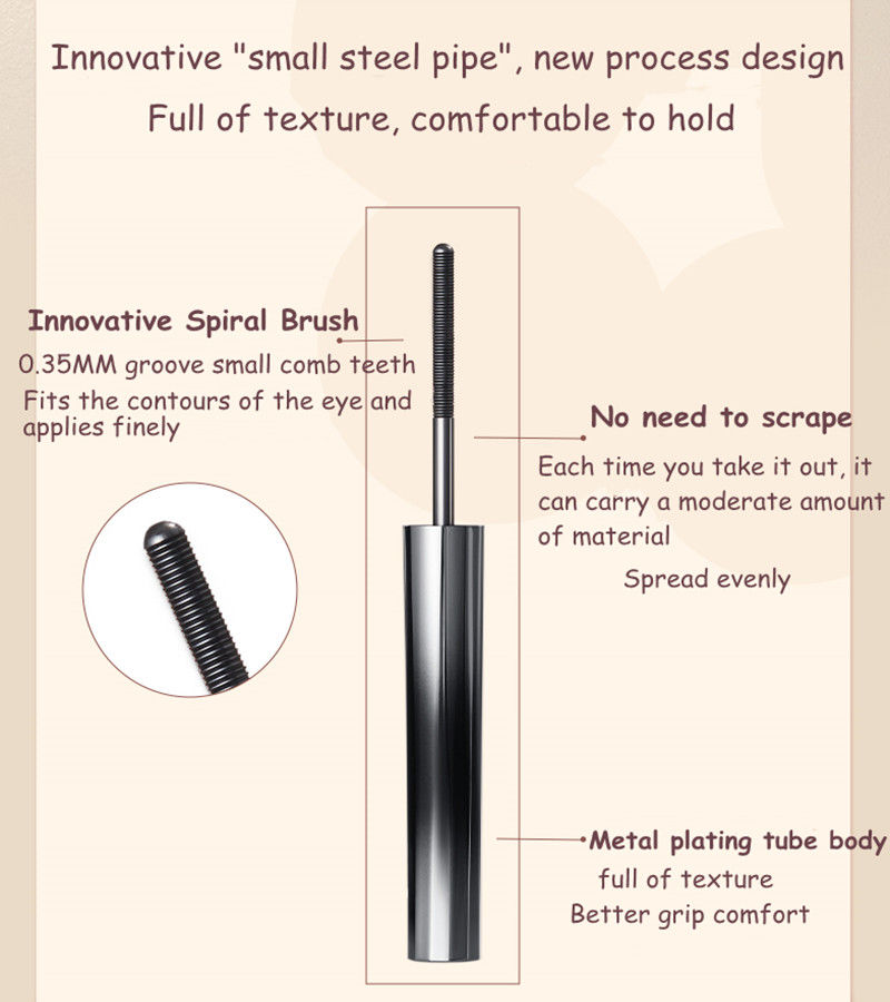 Miniatura: Judydoll cílios rímel à prova dwaterproof água fibra de seda rímel preto longo