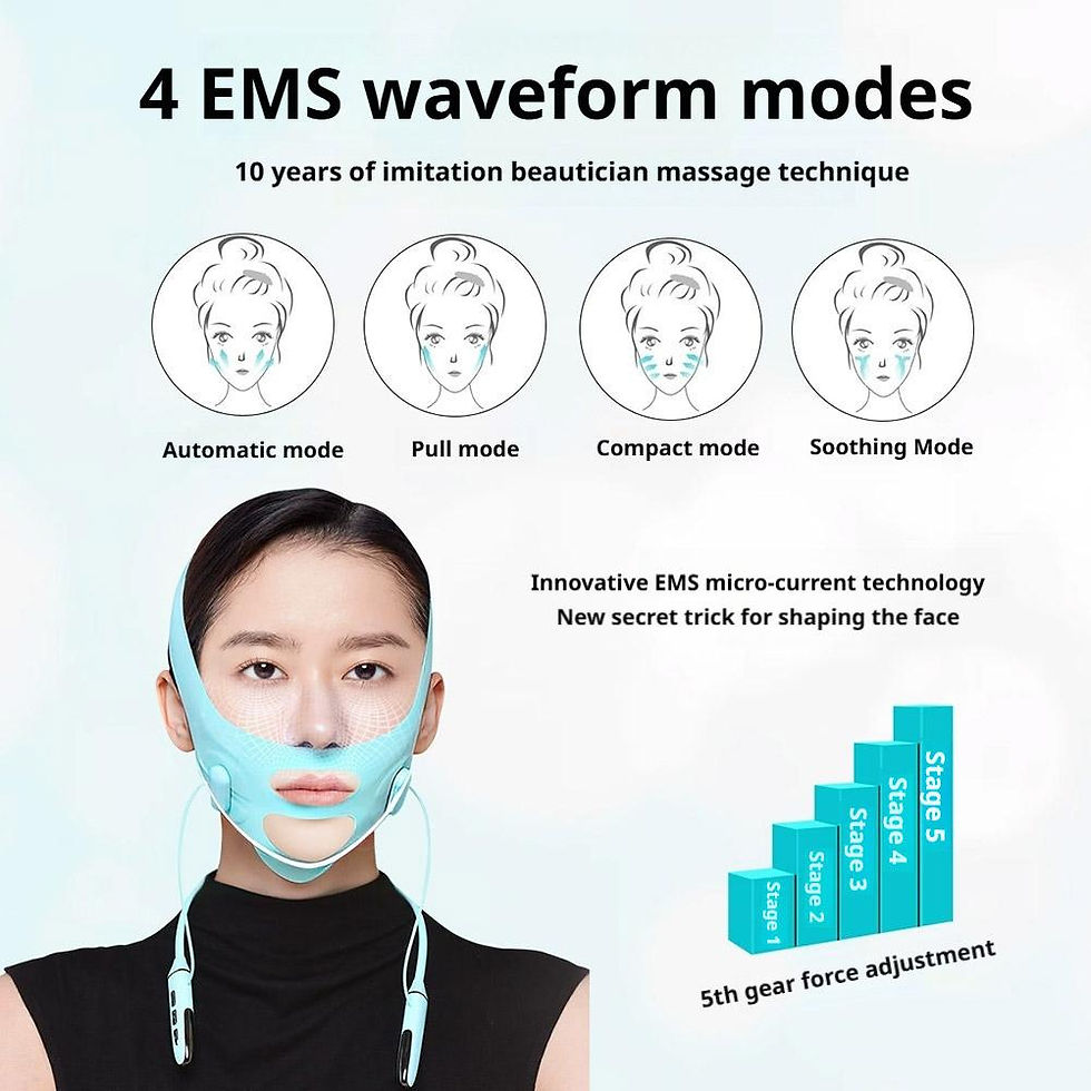 Miniatura: Ems microcorrente levantamento v dispositivo facial pulso inteligente