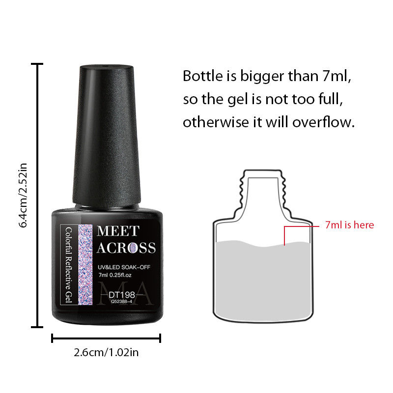 Miniatura: MEET ACROSS 12 Pçs/set 7ml Macaron Gel Unha Polonês Com Caixa Semi Permanente UV