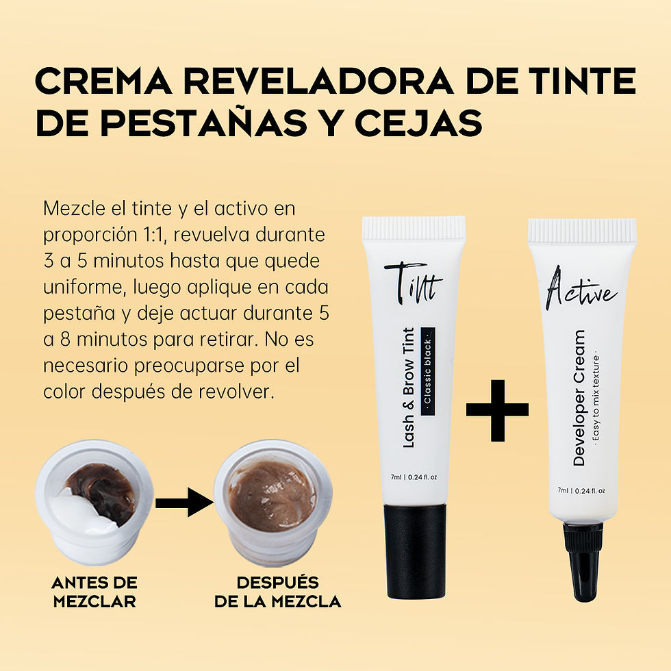 Miniatura: Kit de Tintura para Cílios e Sobrancelhas Gollee, Tinta à Prova d'Água