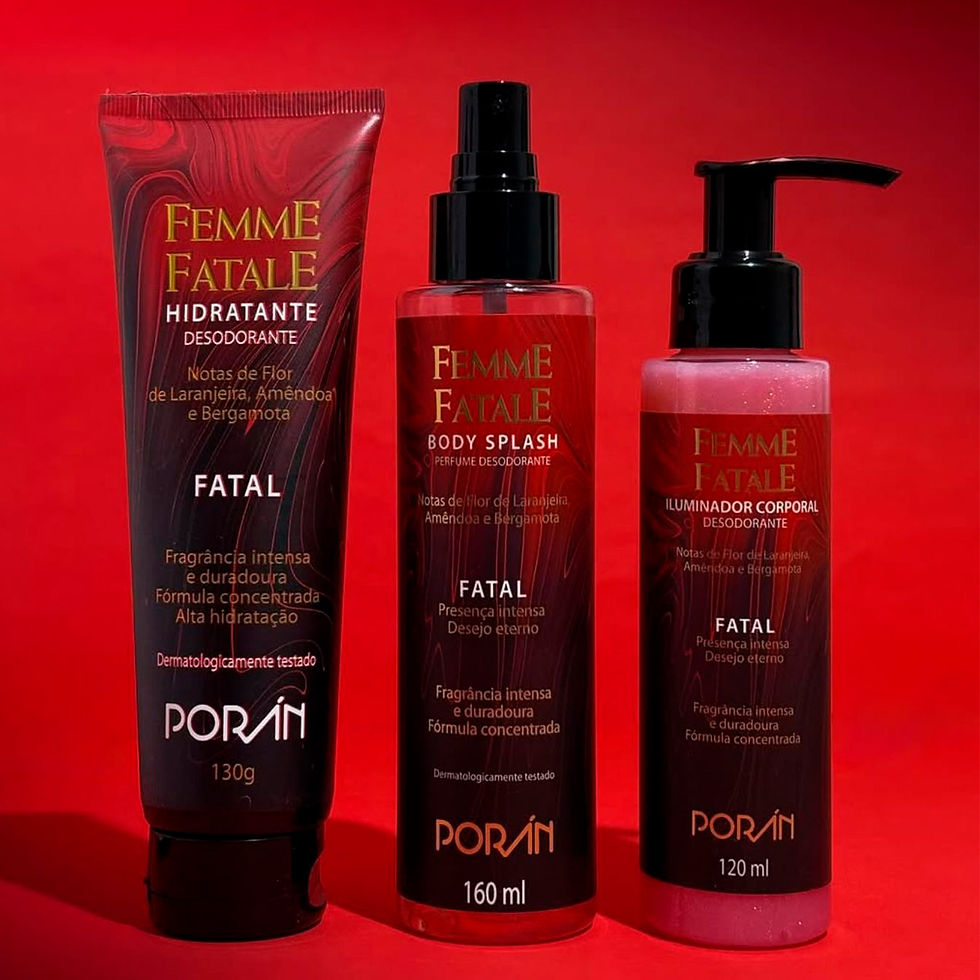 Miniatura: Body Splash Femme Fatale Fatal 160ml – Flor De Laranjeira, Amêndoa E Bergamota -