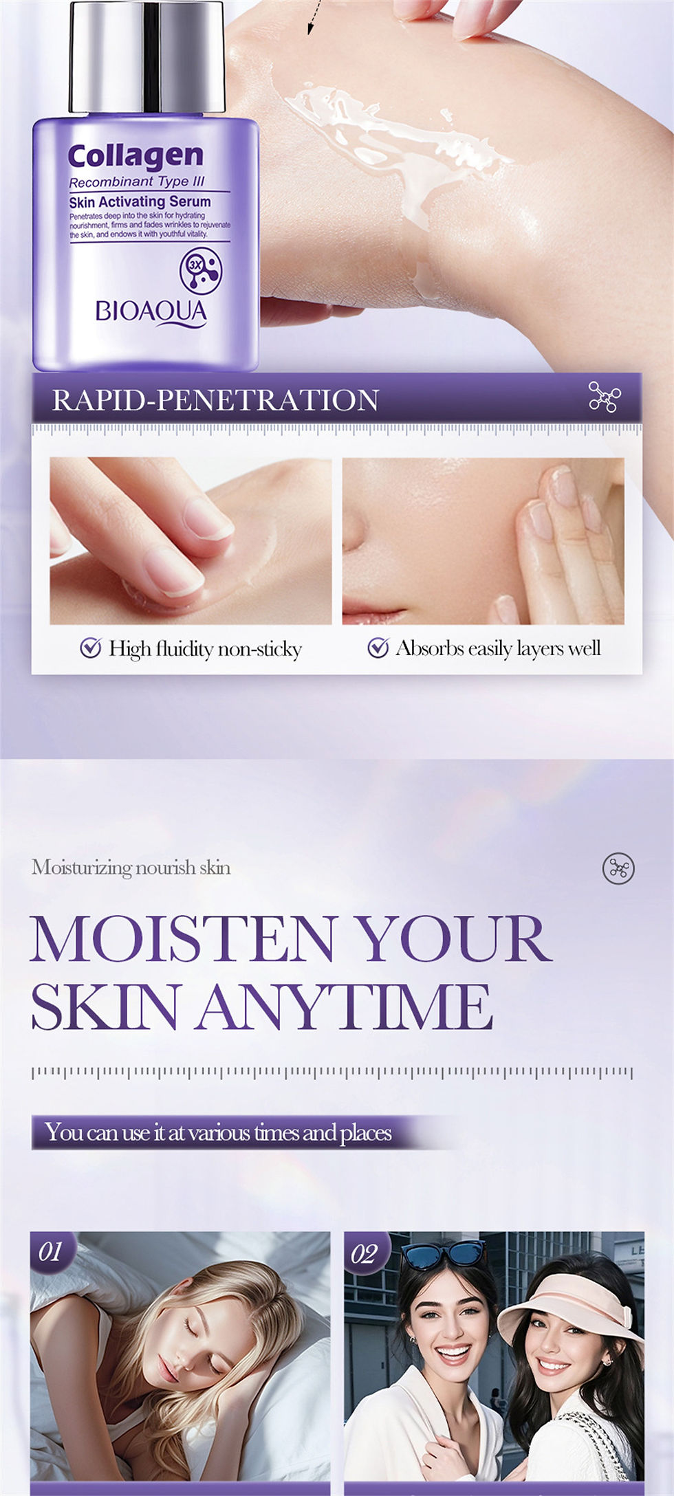 Miniatura: Removedor instantâneo de rugas, soro facial, lifting, firmador, desbota linhas f