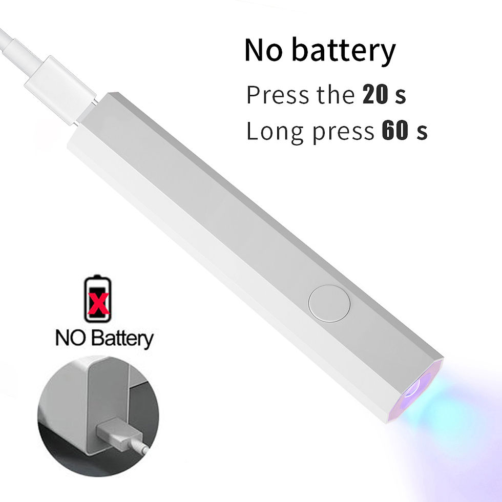 Miniatura: Yikoolin conveniente portátil lâmpada secador de unhas uv/led
