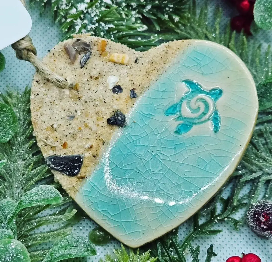 Keep Swimming Sea Turtle Ornament