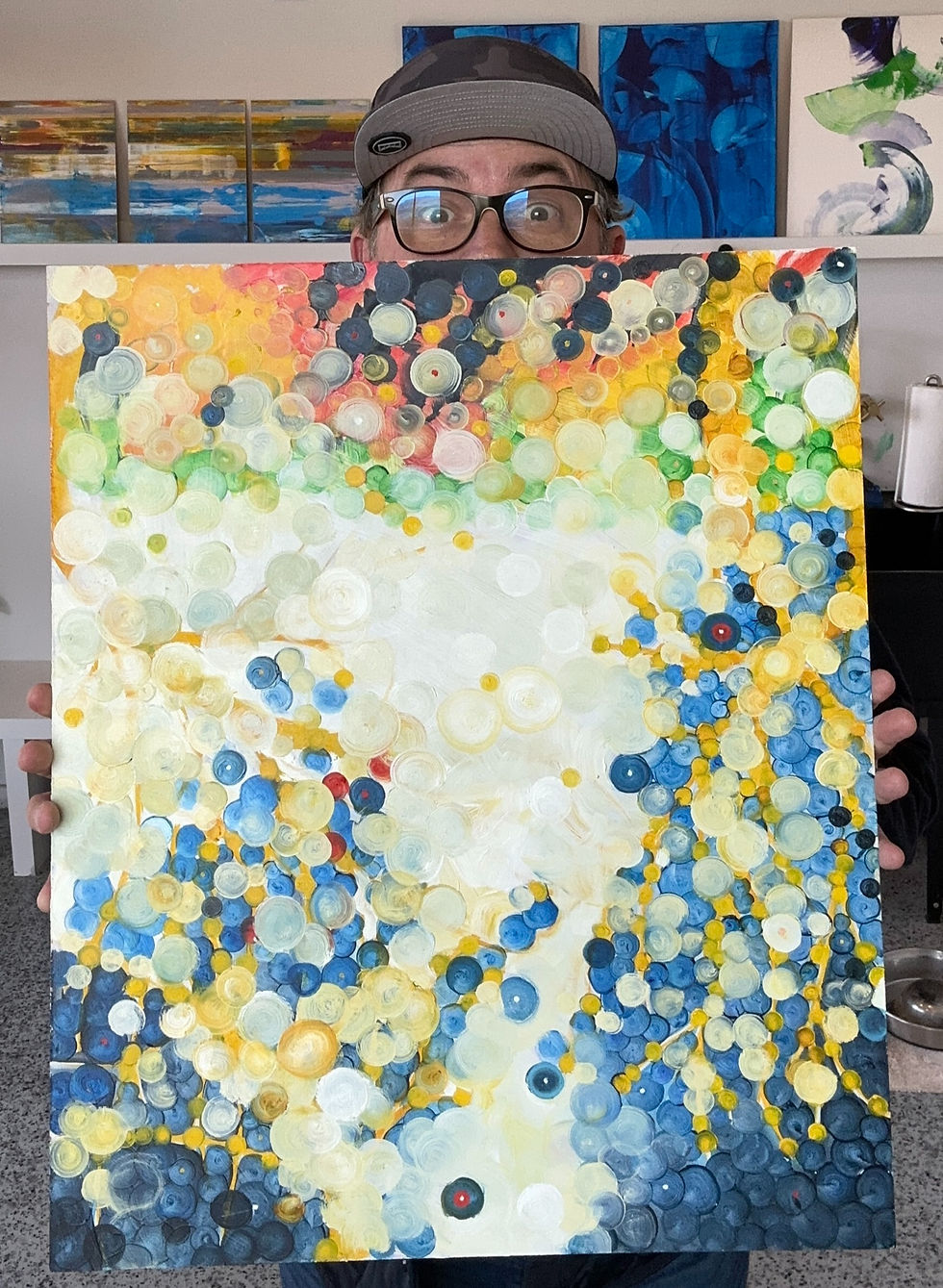 Thumbnail: Circle Series in Blue Berries