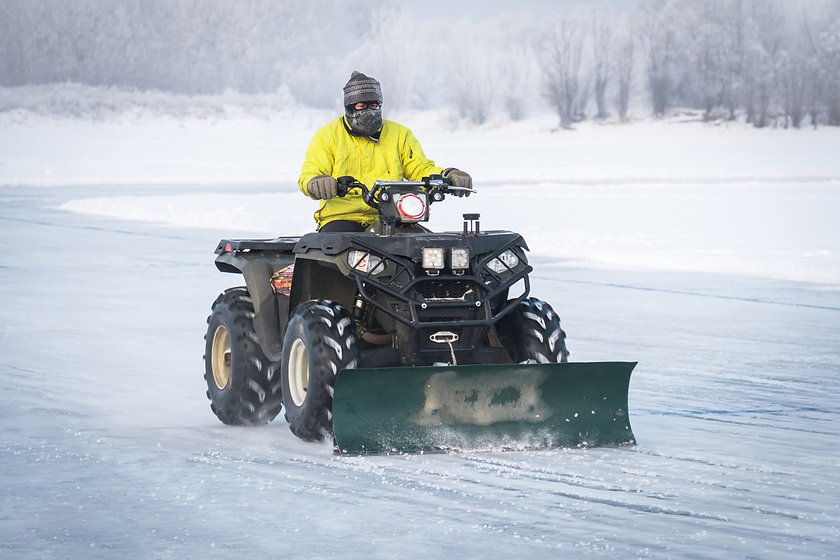 Owned/leased equipment to be used on sites include ATVs, UTVs, Plow Trucks, Skid Steers, Snow Blowers, Snow Shovels, Ice Scrapers, Plows, Blades, Buckets, Box Plows, V Plows, Straight Blades, Western, Snow Dogg, Hiniker
