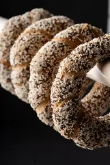 Turkish Simit bread ring by Chef Avin Thaliath.