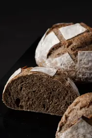 Italian Pugliese bread by Chef Avin Thaliath.