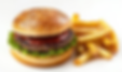 Hamburger with Crispy fries