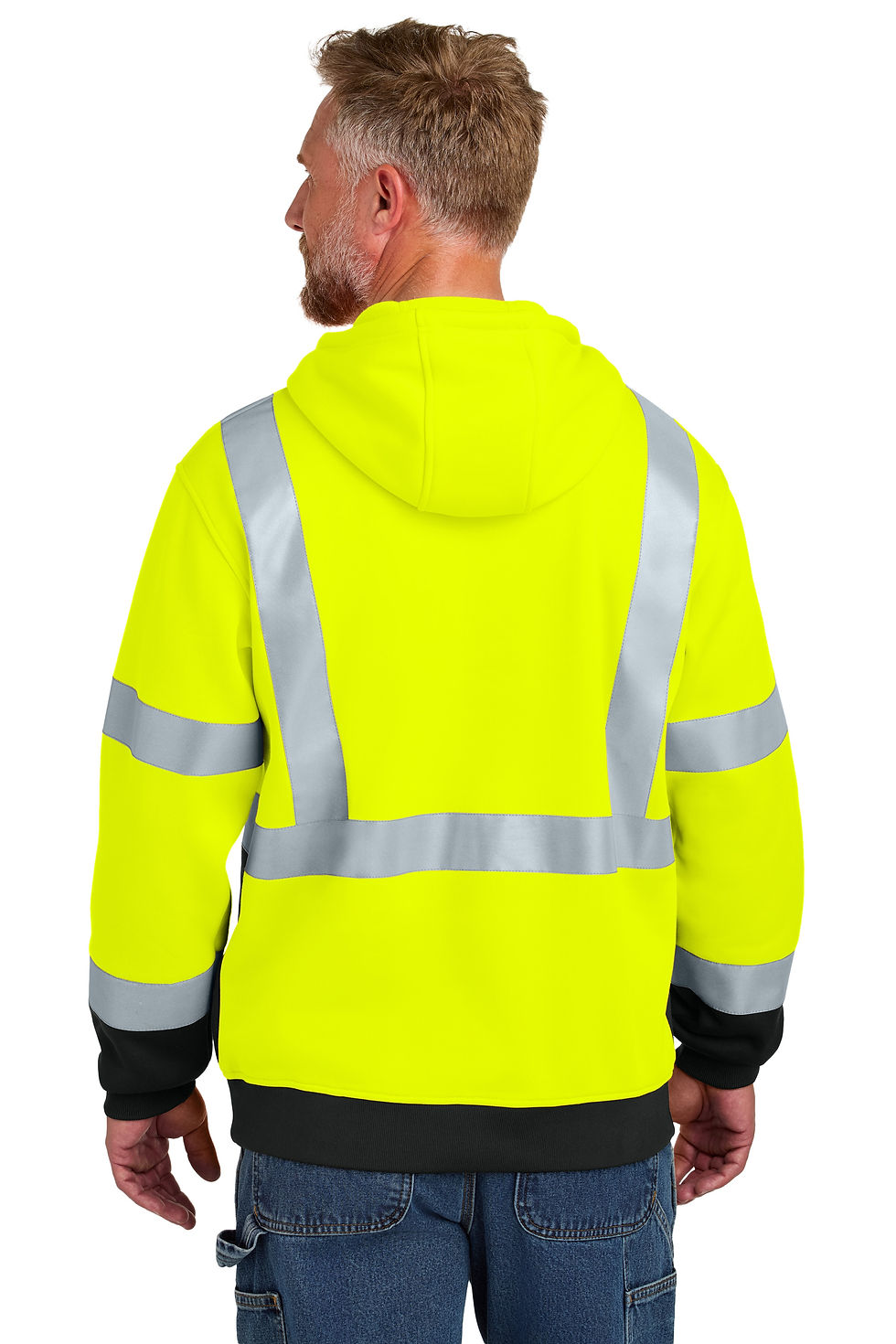 Thumbnail: Fleece Pullover Hoodie--ANSI 107 Class 3 Heavy-Duty