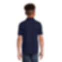 Back view of Kids' Navy Driwick Polo