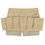 Thumbnail: View of the shorts under the skirt portion of this pleated two-tab skort