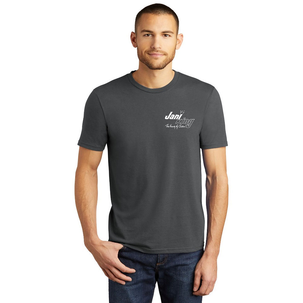 Thumbnail: Jani King Men's  Cotton Tee Shirt with Logo