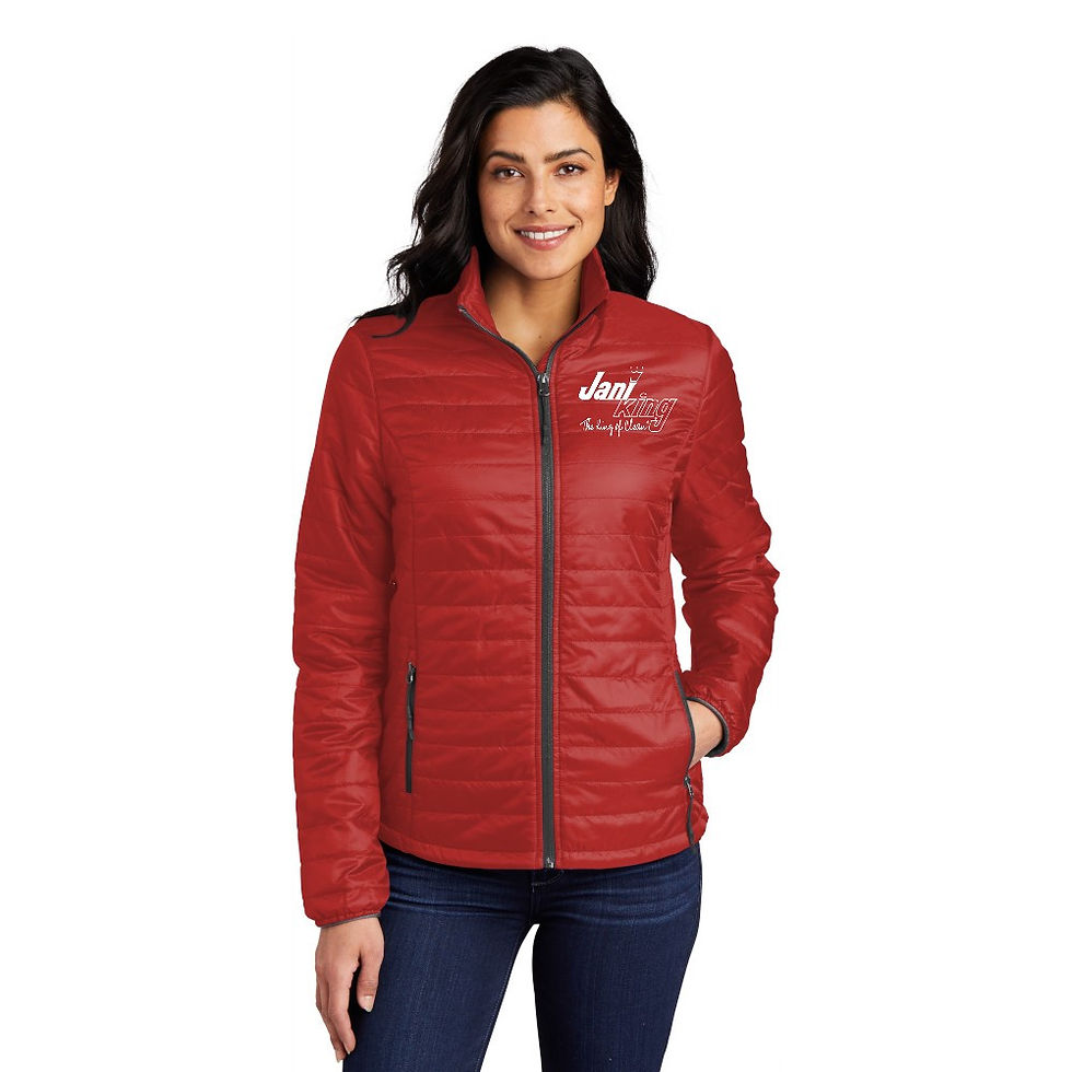 Thumbnail: WL85O Women's Packable Puffy Jacket with Logo