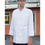 Thumbnail: Front view of Classic Knot Chef Coat in white