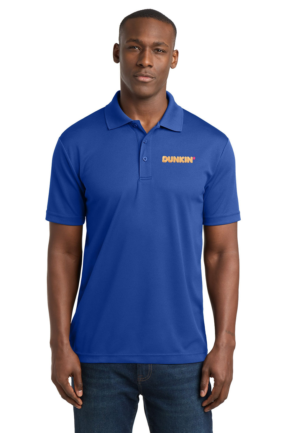 Dunkin Donuts Unisex Flat Back Mesh Polo
