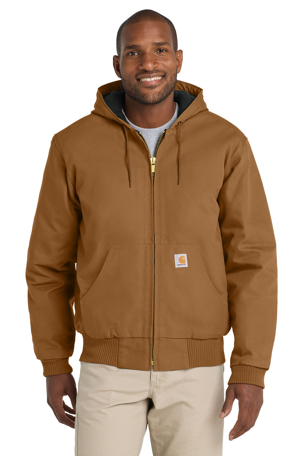 Carhartt® Quilted-Flannel-Lined Duck Active Jac