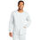 Thumbnail: Front view of Unisex Workflex Snap-Front Scrub Jacket in white