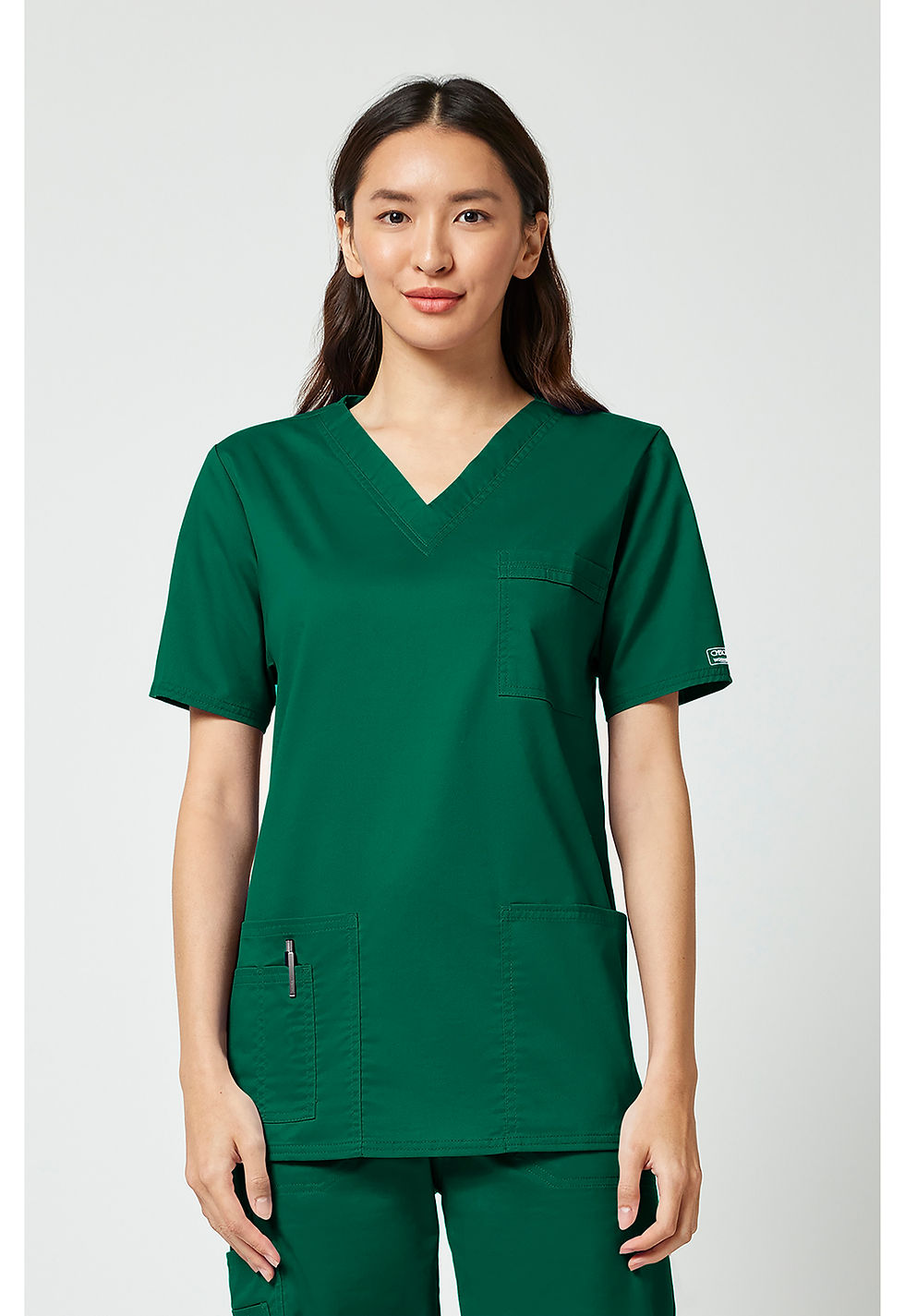 Thumbnail: Unisex Scrub Top--Cherokee Core Stretch