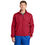 Thumbnail: Front view of Unisex Full-Zip Wind Jacket in red
