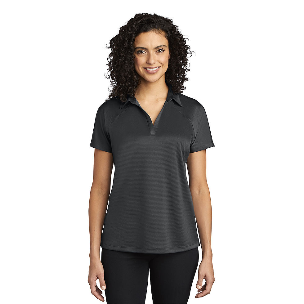 Thumbnail: ladies' rib texture raglan polo