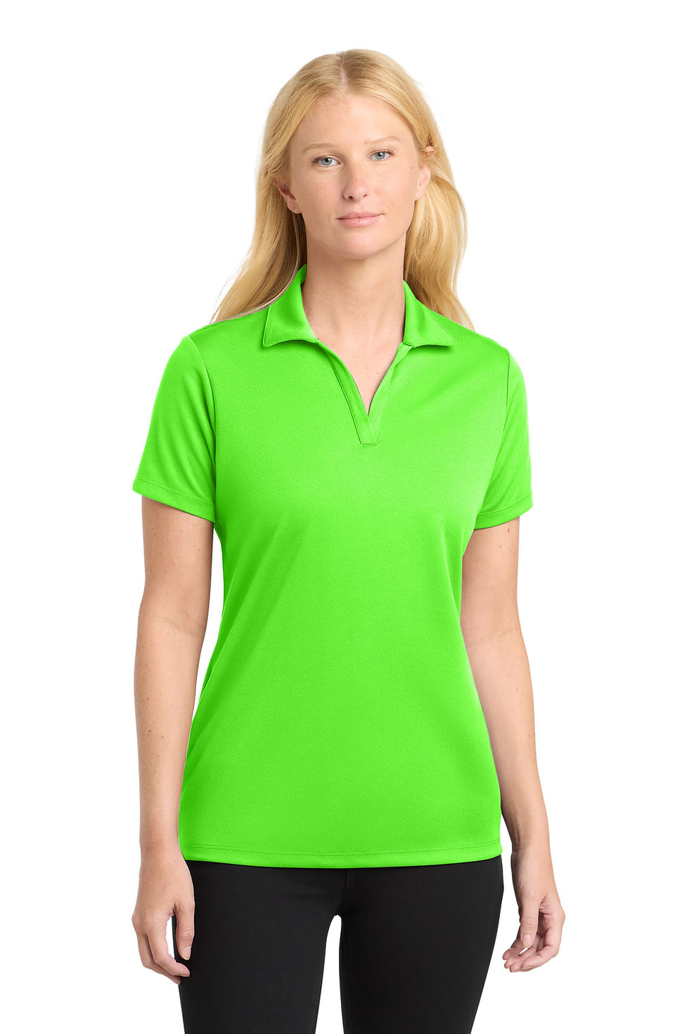 Thumbnail: LLST640 Ladies' Flat Back Mesh Polo