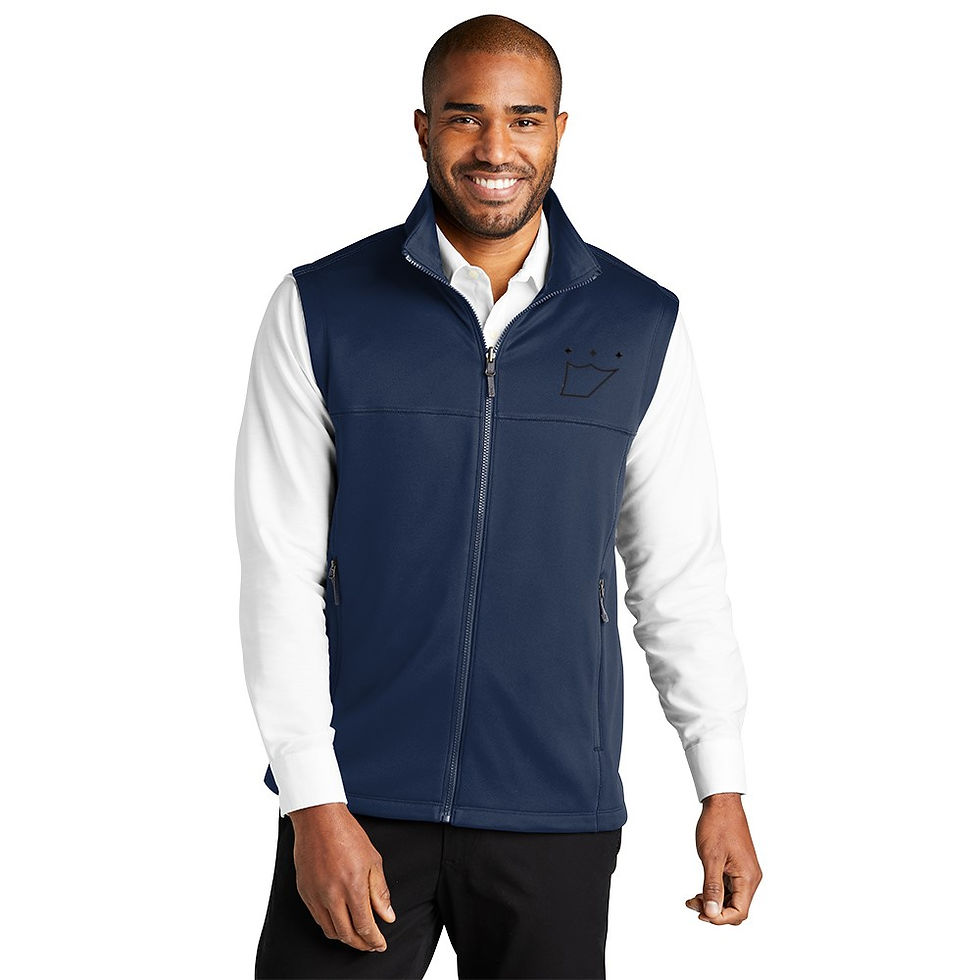 MF906 Men's Collective Smooth Fleece Vest with Logo