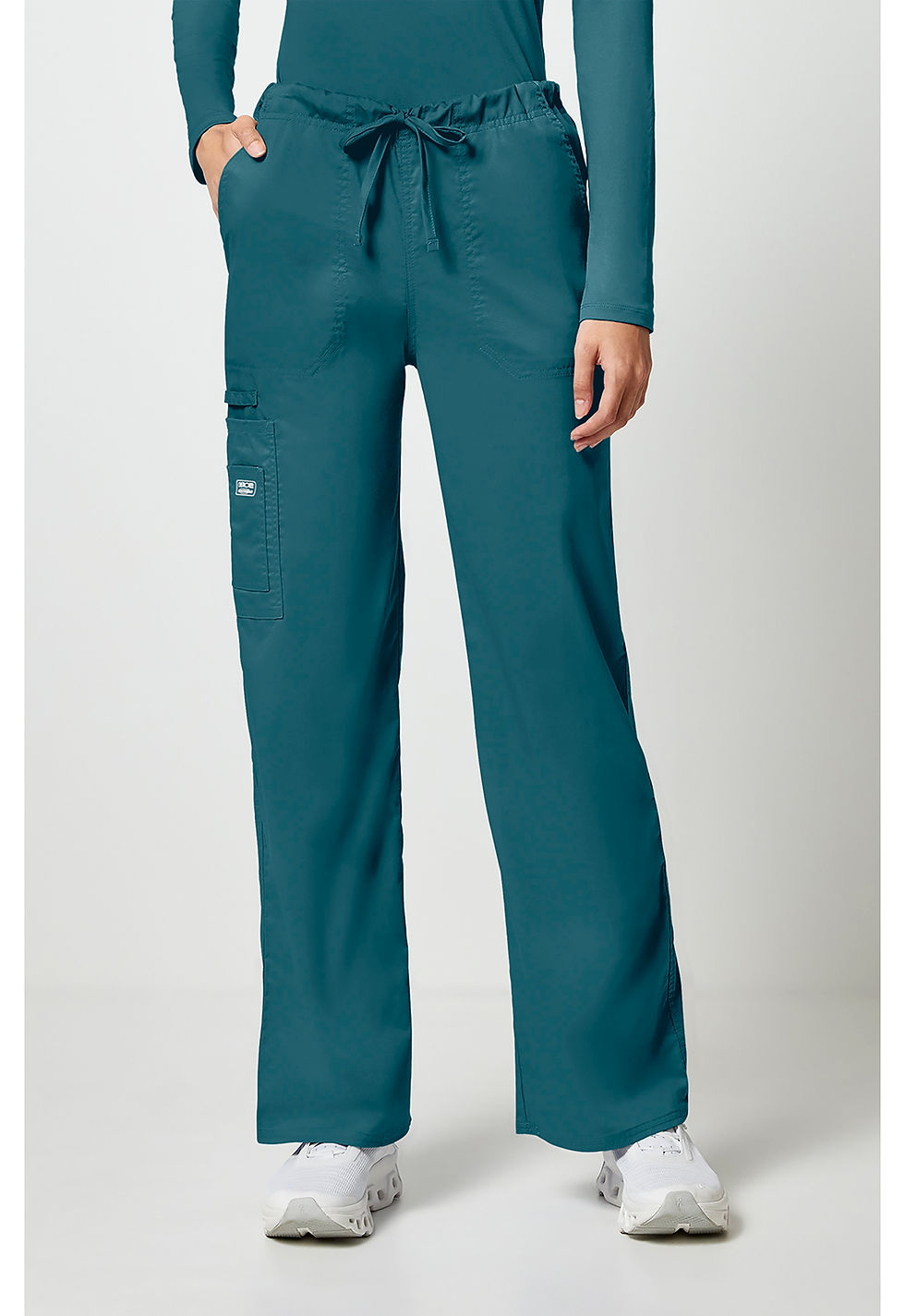 Thumbnail: Unisex Scrub Pants--Cherokee Core Stretch Cargo
