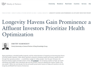 Longevity Havens Gain Prominence as Affluent Investors Prioritize Health Optimization
