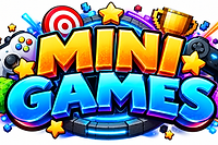 Vibrant 3D Mini Games Arcade Logo.png