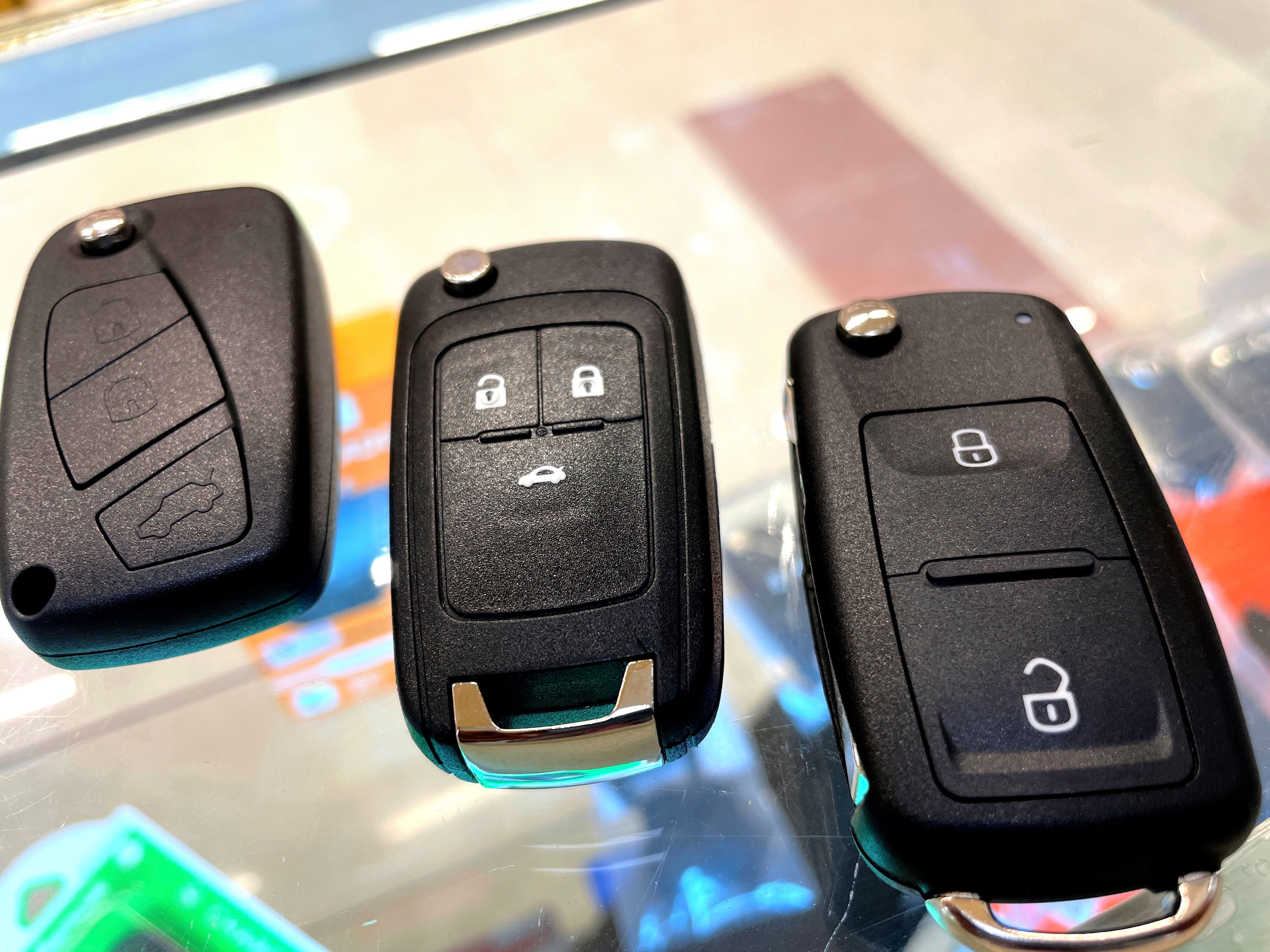 Carcaças de chaves canivete 