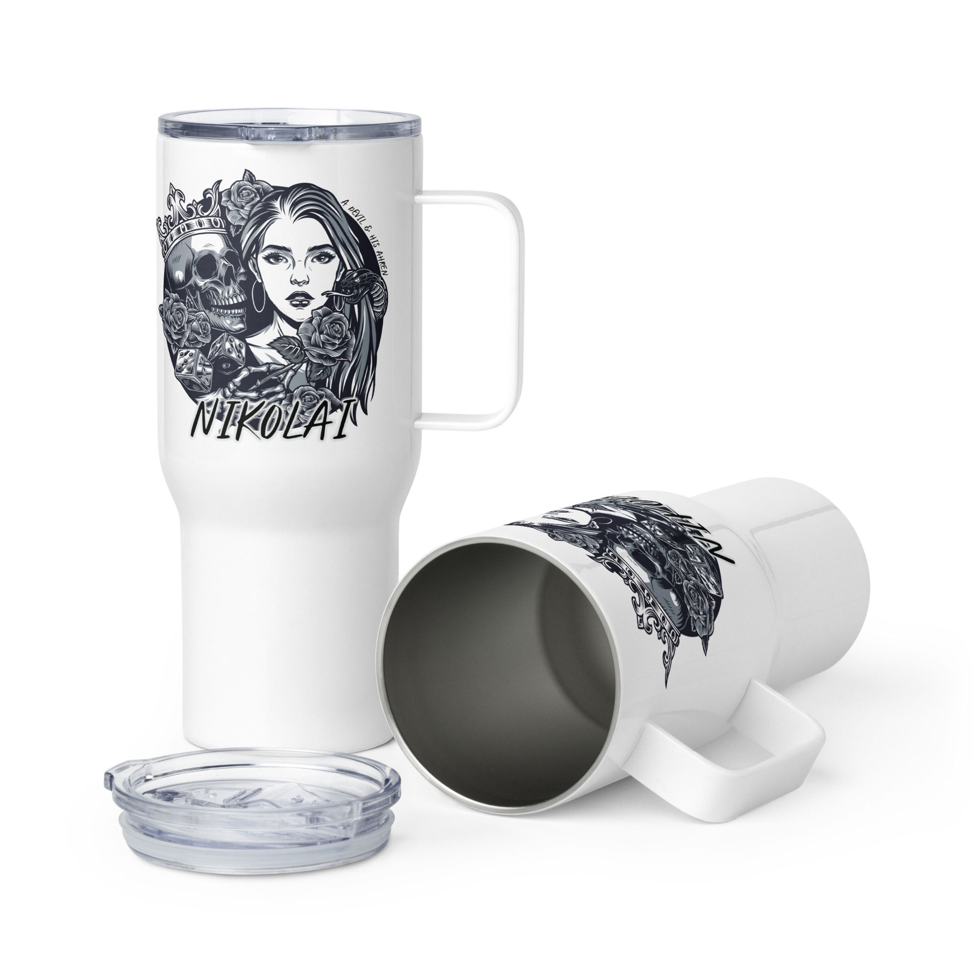 Nikolai Travel mug with a handle