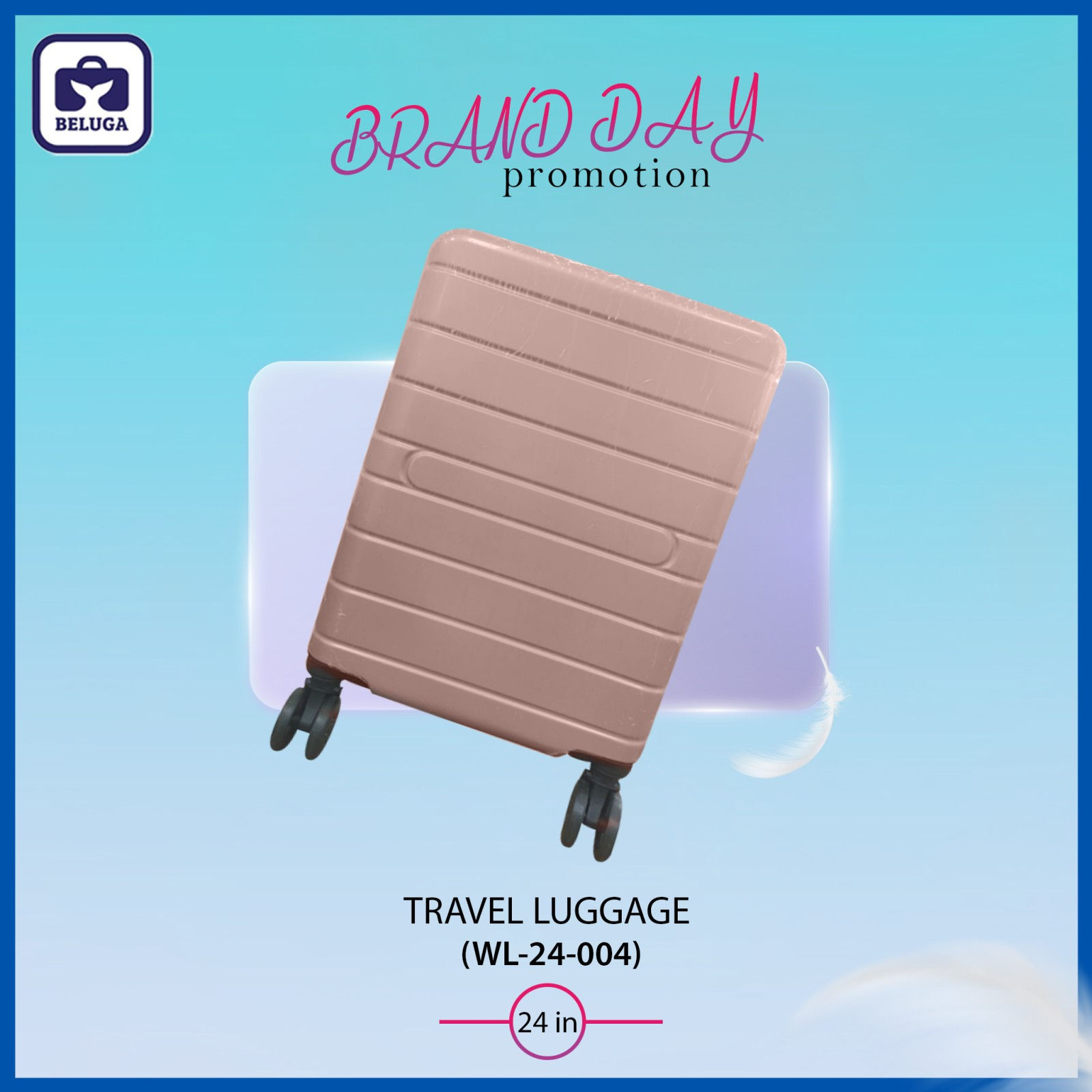 Wonderful Lifestyle 24" Luggage (Damage)