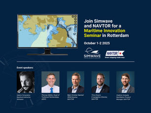Simwave and NAVTOR invite you to a Maritime Innovation Seminar - Unlocking the Future of e-Navigation
