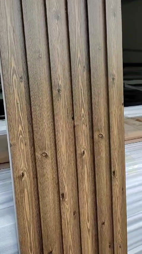 Miniatura: Painel Ripas Largas RÚSTICO NATURAL 195x14x2900