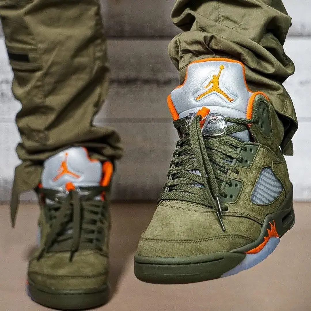 AJ 5 RETRO "OLIVE"