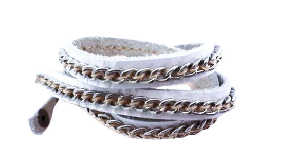 תמונה ממוזערת: צמיד עור יוניסקס בשילוב STAINLESS STEEL