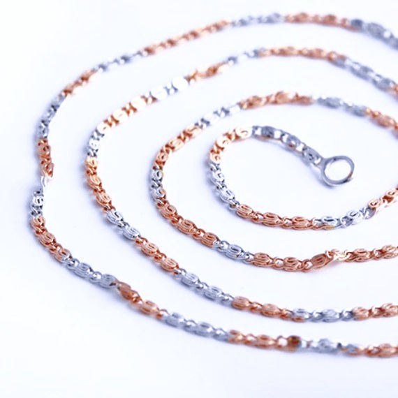 תמונה ממוזערת: שרשרת גולדפילד שני צבעים