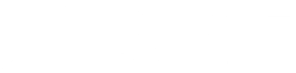 Rise Full Logo White Text on Black Background