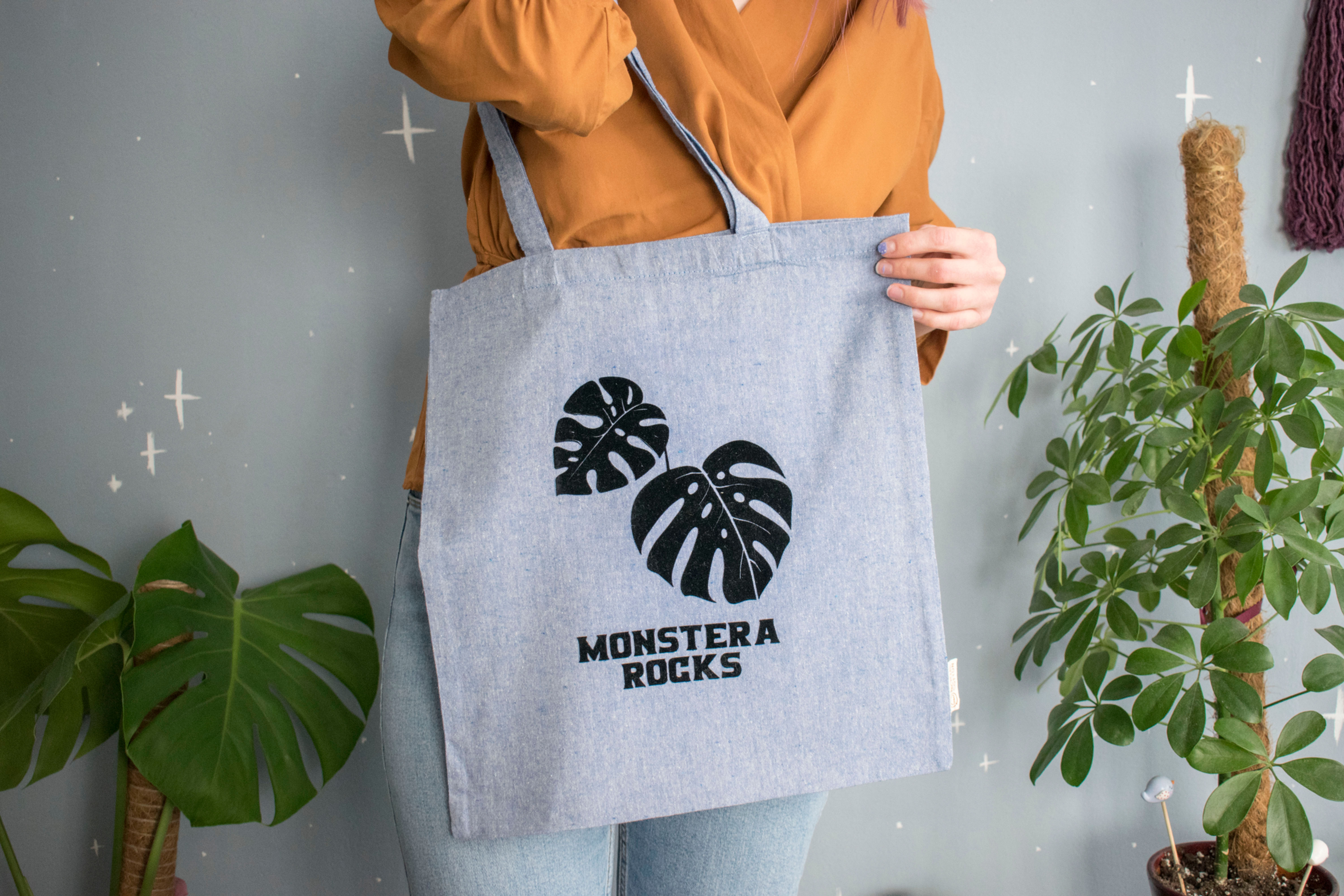 Trăistută Monstera Rocks