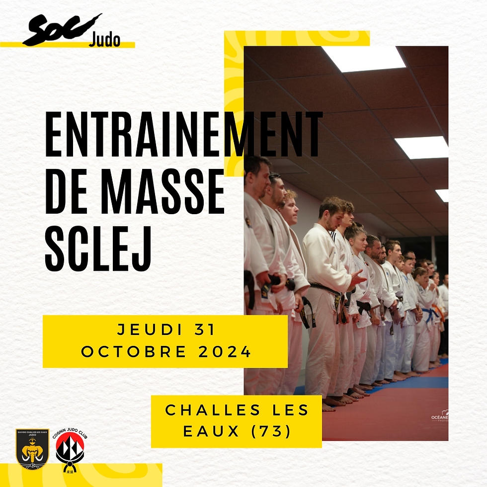 Entrainement de Masse - Savoie Challes les Eaux Judo