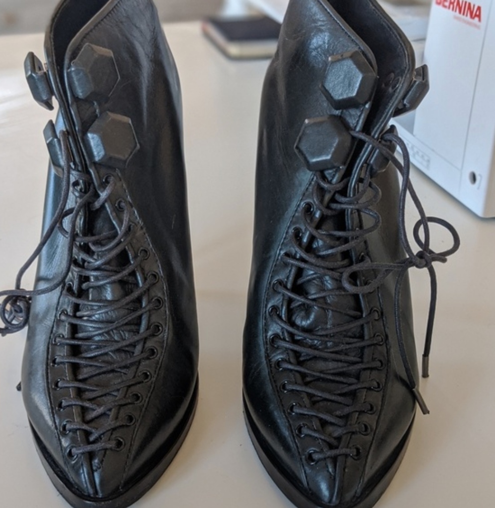 Givenchy lace-up booties