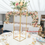 Thumbnail: Rectangular Square Metal Flower Stand (Set of 3)