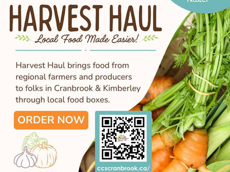 Harvest Haul: A New Way to Buy Local Food in Cranbrook & Kimberley!