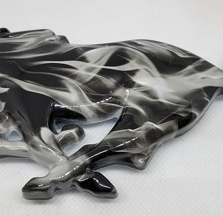 94-04  Mustang Pony Grille Emblem. Without Mach-1 Bracket