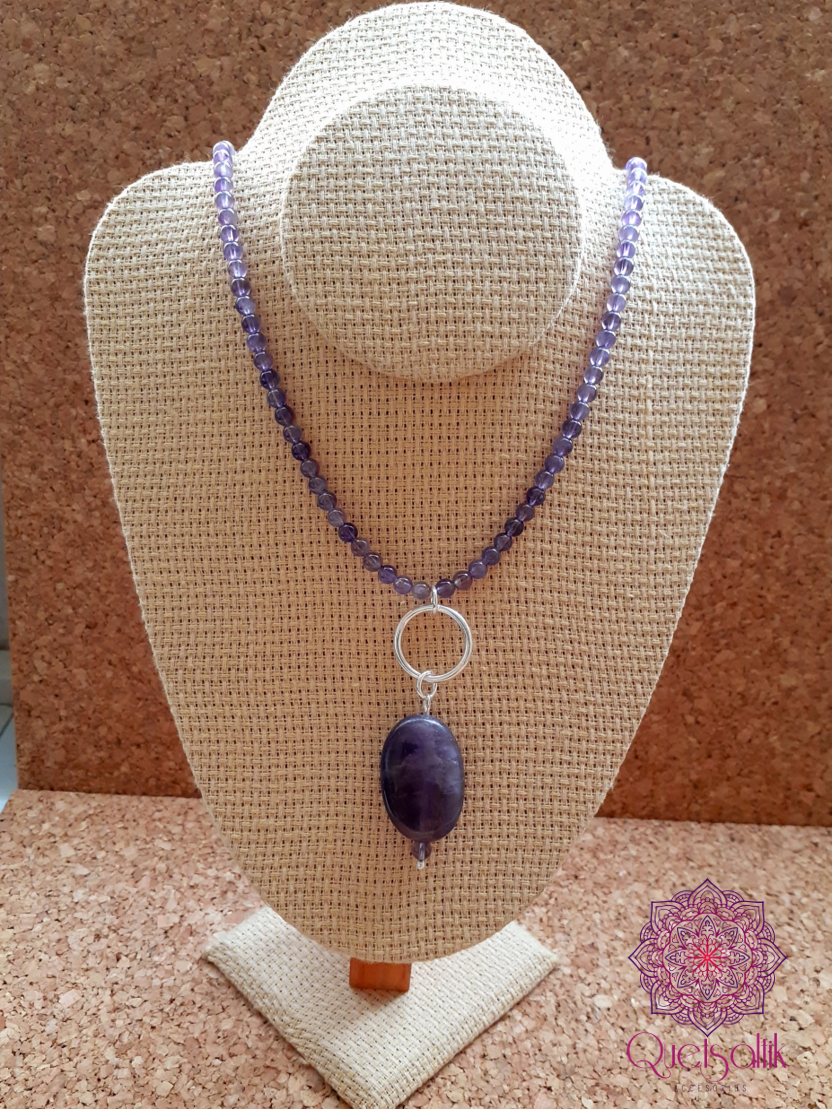 24. Collar Amatista