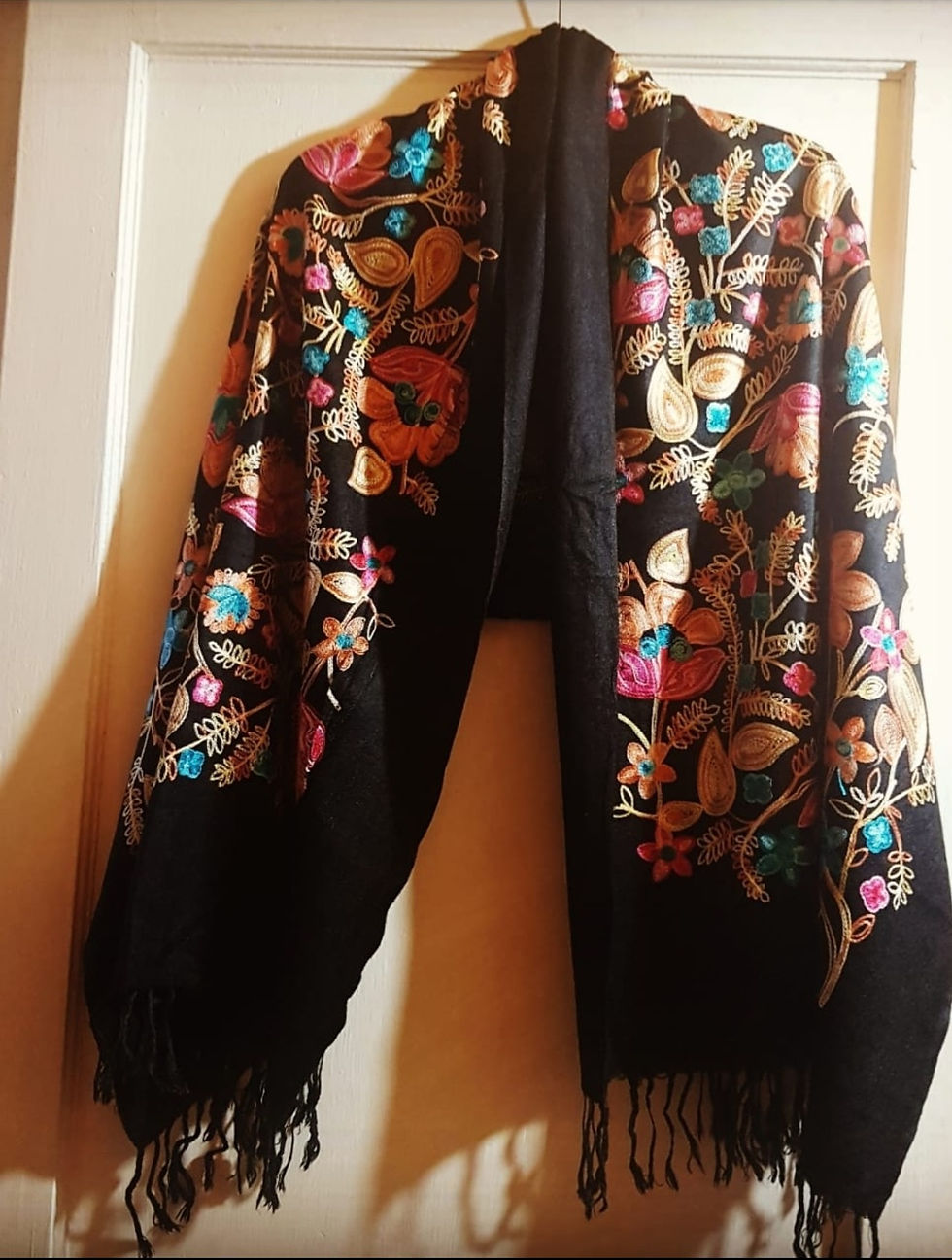 Chal Bordado de Flores