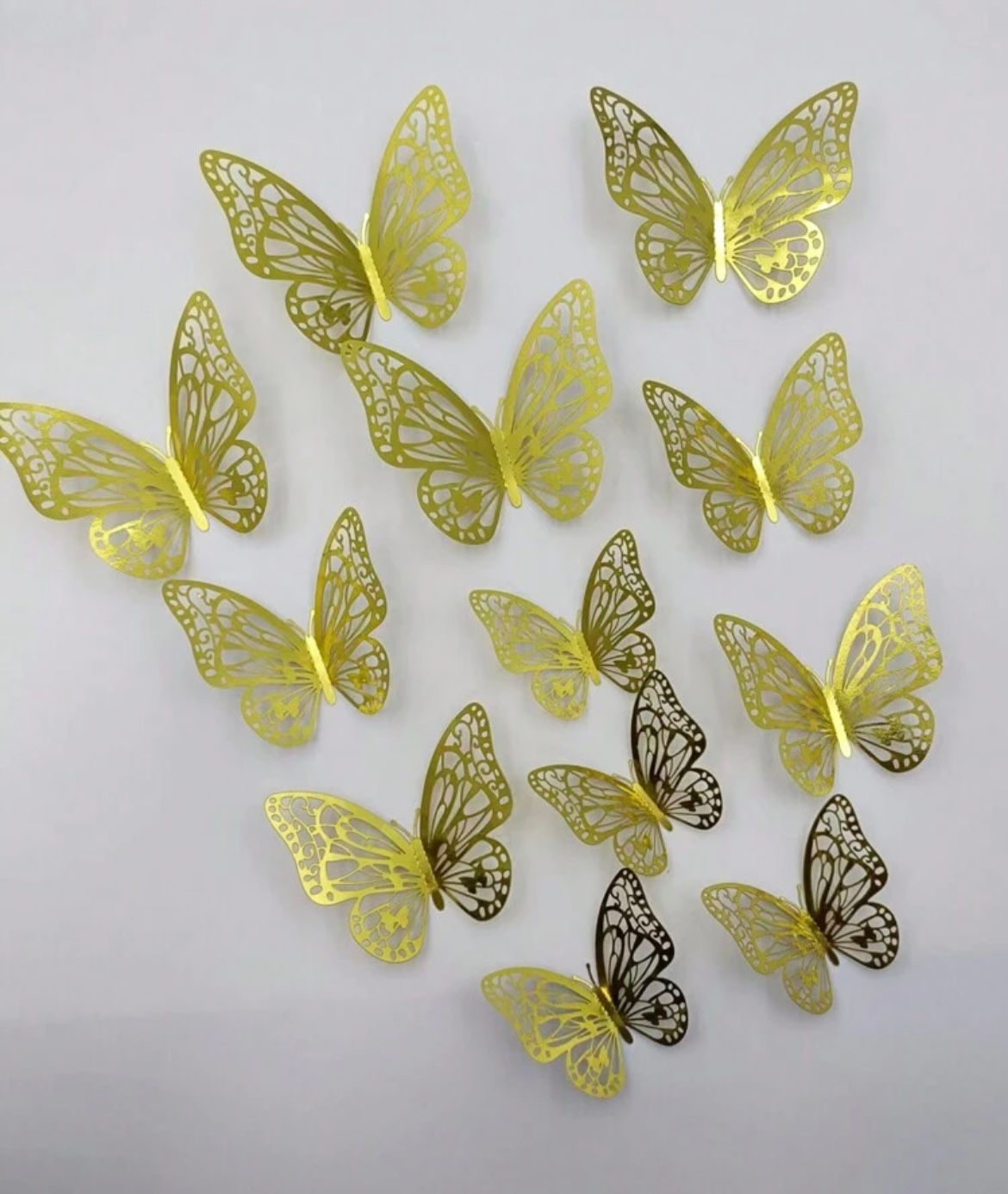 Gold butterfly cake topper for decorating
